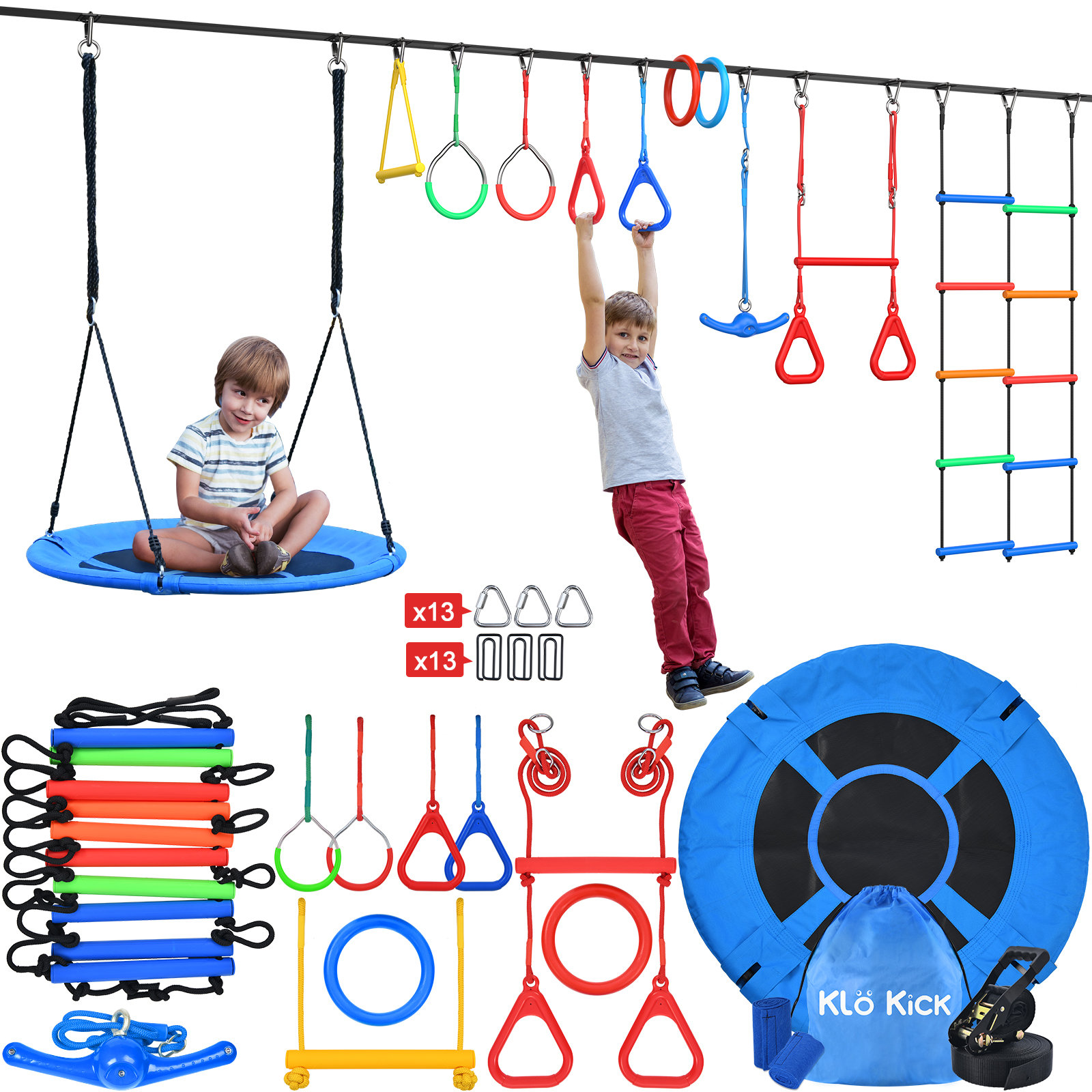 65ft+Ninja+Warrior+Obstacle+
